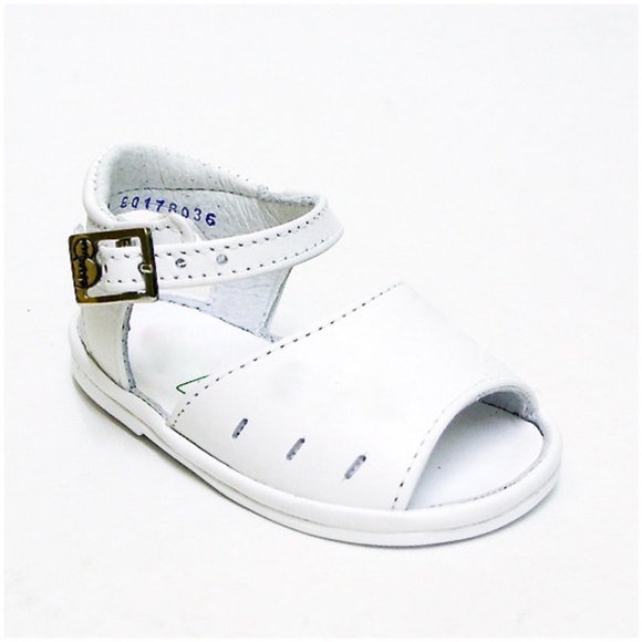 white orthopedic sandals